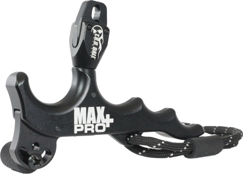 T.R.U. BALL RELEASE MAX PRO+ HAND HELD 4-FINGER THUMB BLACK