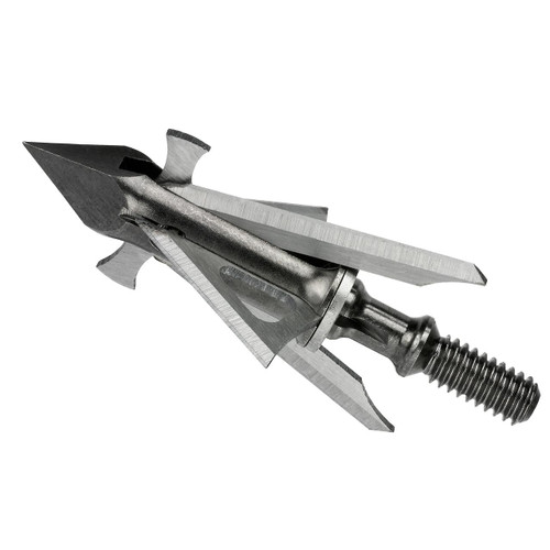 Muzzy Trocar 4-Blade HB-Hybrid Crossbow Broadhead 1" X 1 5/8" Cut 100 gr 3/pk