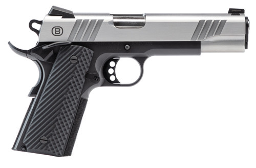 BERSA B1911 45ACP 5 BRUSHED SS/BLK NIGHT SIGHTS 8RD
