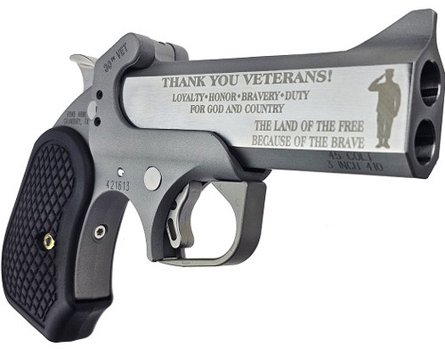 BOND ARMS 30TH VET ROUGH SERIES 45LC/410 4.25 STAINLESS