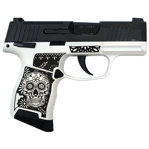 SIG SAUER EXCLUSIVE "SUGAR SKULL" P365 OPTIC READY HANDGUN 9MM LUGER 10RD