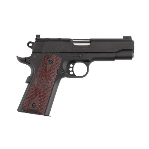 Colt Optic Ready Combat Commander Handgun .45 ACP 8rd Magazine 4.25" Black with G10 Black Cherry Grips