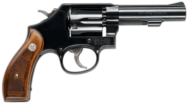 S&W 10 CLASSIC 38SPL+P 4" FS BLUED ROUND BUTT WOOD