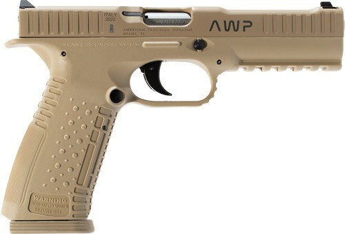 AMERICAN PRECISION STRIKE ONE 9MM 5" BARREL 3-DOT SIGHT 2 17RD MAGS TAN