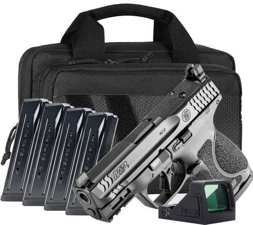 S&W M&P9 M2.0 COMP OPTIC READY 9MM 3.6 SF 15RD BUNDLE