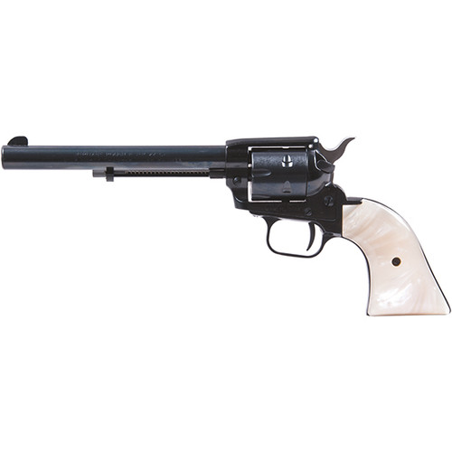 HERITAGE ROUGH RIDER 22LR/MAG 6.5 BLUE 6RD PEARL GRIP