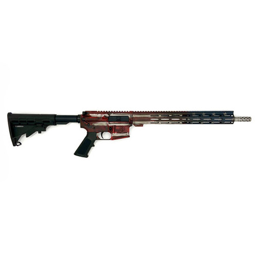 GREAT LAKES AR-15 5.56 16 STAINLESS RWB AMERICAN FLAG 30RD