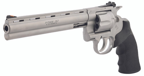 COLT PYTHON 357MAG 8 STAINLESS HOGUE GRIP 6RD