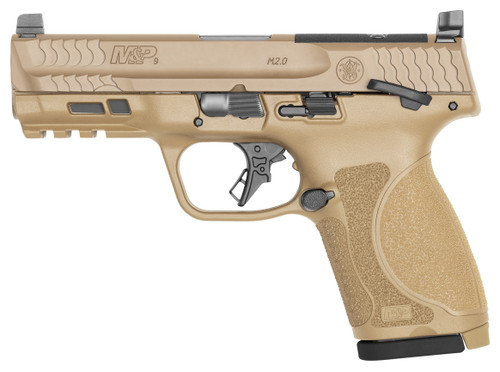S&W M&P9 M2.0 9MM COMPACT 4 OPTIC READY TS FDE 10RD