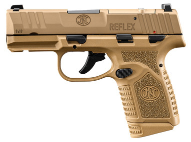 FN AMERICA REFLEX MRD 9MM 3.3 11/15RD MS FDE