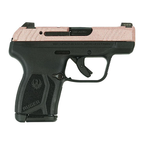 RUGER LCP 380 MAX CSSI EXCLUSIVE ROSE GOLD GLITTER HANDGUN 380 AUTO 10RD