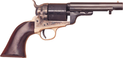 CIMARRON 1851 RICHARDS-MASON 38SPL 4.75" CC/BLUED WALNUT