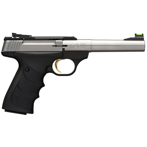 BROWNING BUCK MARK CAMPER STAINLESS URX 22LR 5.5 FOFS CA COMPLIANT