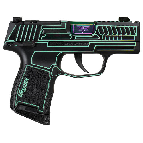 SIG SAUER P365 "OUTLANDER BLUE LASER" HANDGUN 9MM LUGER 10RD MAGAZINES 2