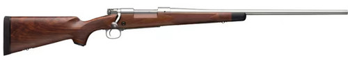 WINCHESTER 70 SUPER GRADE STAINLESS 338WM 26 FANCY WALNUT