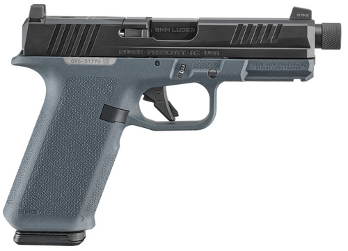 RUGER RXM 9MM 4.5 THREADED OPTIC READY GRAY 17RD