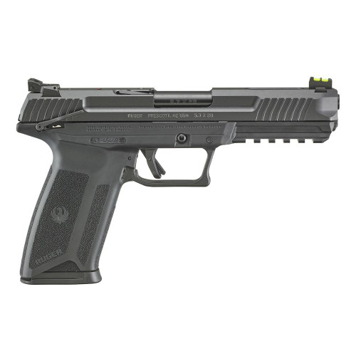 RUGER 5.7 HANDGUN 5.7X28MM 10/RD MAGAZINES 2 4.94" BARREL BLACK FIBER OPTIC