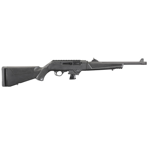 RUGER PC CARBINE 9MM 16 FLTD THREADED BARREL BLACK SYNTHETIC 10RD