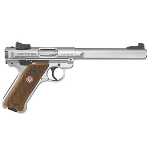 RUGER MARK IV COMPETITION 22LR 6.88 STAINLESS LAM AS 10R