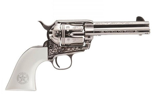 CIMARRON FAC FRONTIER 4.75 45LC PW NICK LSR ENG TEXAS RANGER