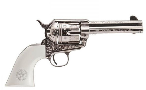 CIMARRON FAC FRONTIER 4.75 45LC PW NICK LSR ENG TEXAS RANGER