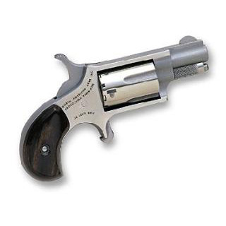 NAA MINI REVOLVER 22LR 1 5/8 STAINLESS ROSEWOOD 5RD