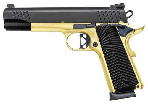 CHIAPPA 1911 SUPERIOR OPTIC READY 45ACP 5 BLK/GOLD 8RD