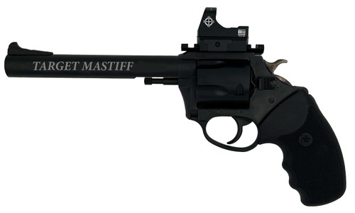 CHARTER ARMS TARGET MASTIFF 357MAG 6 BLACK FULL GRIP 5RD OPT