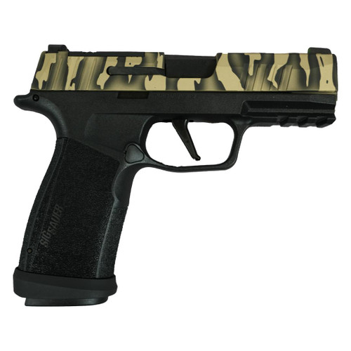 SIG SAUER P365 "TIGER STRIPED" XMACRO TACOPS HANDGUN 9MM LUGER 17RD