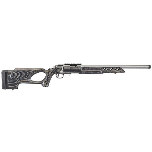 RUGER AMERICAN RIMFIRE STAINLESS TARGET 22LR 18 THUMBHOL