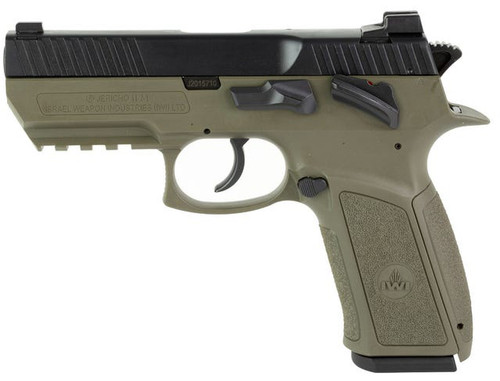 IWI JERICHO 941 9MM 3.8 ENHANCED FS 17RD OD GREEN