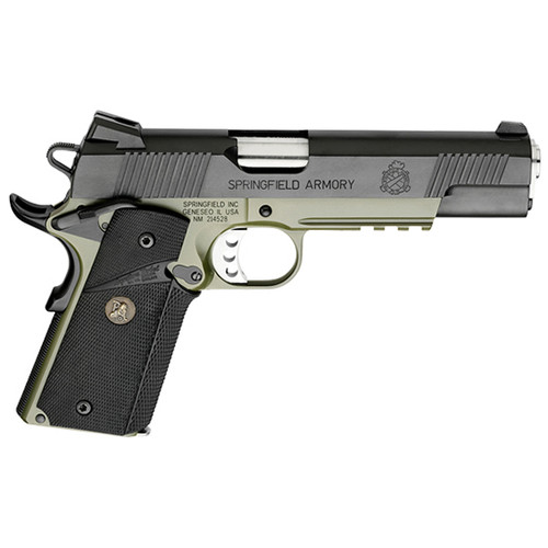 SPRINGFIELD 1911 OPERATOR 45ACP MARINE CORP OD GREEN NIGHT SIGHTS