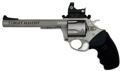 CHARTER ARMS TARGET MASTIFF 9MM 6 STAINLESS FULL GRIP 5RD OPT