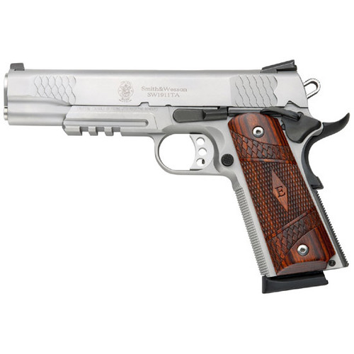 S&W 1911TA E-SERIES 45ACP TACTICAL RAIL 5 STAINLESS 8RD