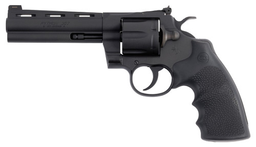 COLT PYTHON 357MAG 5 MATTE BLUE RUBBER GRIP