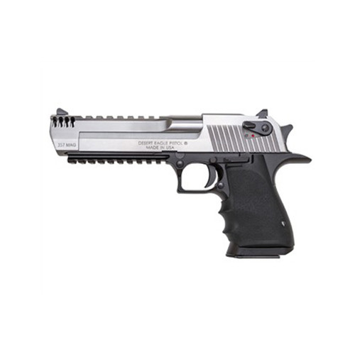 MAGNUM RESEARCH DESERT EAGLE 357MAG 6 BLACK ALUM FRAME STAINLESS SLIDE