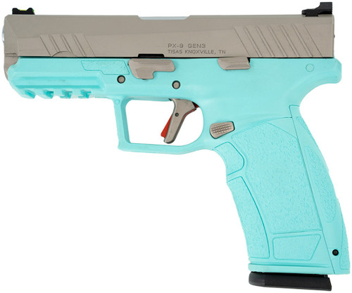 SDS ARMS TISAS PX-9 GEN3 ROBIN EGG BLUE 9MM 18/20RD