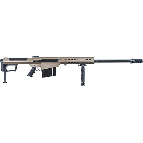 BARRETT M107A1 50BMG FDE 29 FLUTED BLACK BARREL