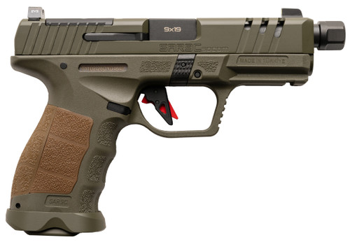 SAR SAR9 COMPACT SOCOM 9MM OD GREEN 21RD