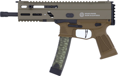 GLOBAL ORDNANCE GRAND POWER STRIBOG SP9A3 9MM 8" BARREL 30 RD MAGAZINE FDE