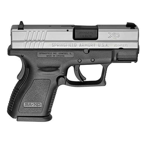SPRINGFIELD XD 9MM 3 SUBCOMPACT ESSENTIALS BITONE CA COMPLIANT LEG
