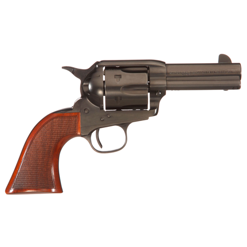 Taylors & Company Runnin Iron Black Rock Handgun .45 Colt 6rd Capacity 3.5" Barrel Black with Walnut Tuned