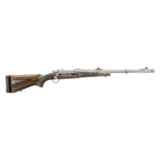RUGER HAWKEYE GUIDE GUN 338WIN 20 STAINLESS MB GRN LAM
