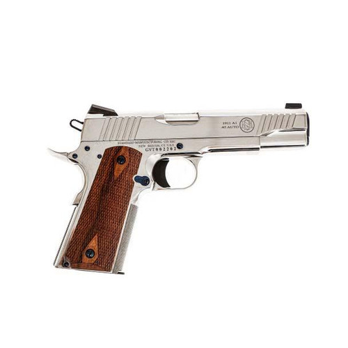 STANDARD MFG MANUFACTURING 1911 NICKEL HANDGUN 45 ACP 8RD MAGAZINE 5"