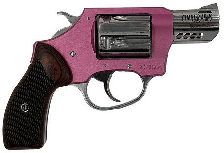 CHARTER ARMS COYOTE 380ACP 2 HIGH POLISH & PINK