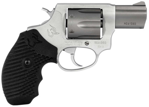 TAURUS 856 38SPL 2 STAINLESS VZ BLACK OPERATOR II GRIP 6RD