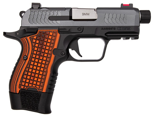 KIMBER CDS9 9MM TWO-TONE ORANGE GRIPS OPTIC READY TFS