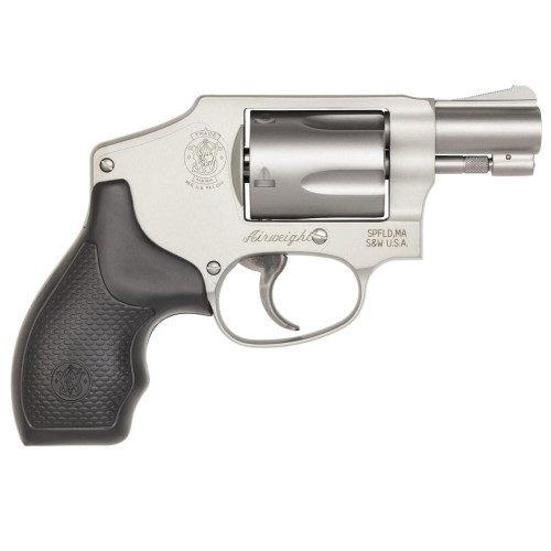 S&W M642 HANDGUN 38 SPECIAL 5RD CAPACITY 2" BARREL SILVER WITH BLACK GRIP