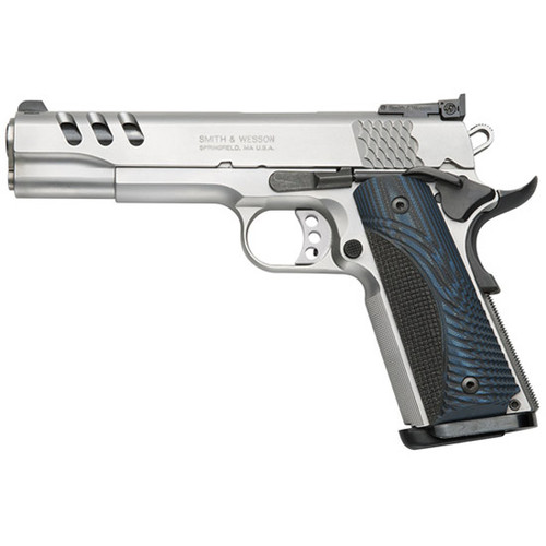 S&W PC 1911 45ACP 5 STAINLESS AS G10 CUSTOM WOOD 8RD