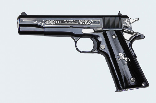 COLT 1911 OSCURO Y PLATA 38SUP
